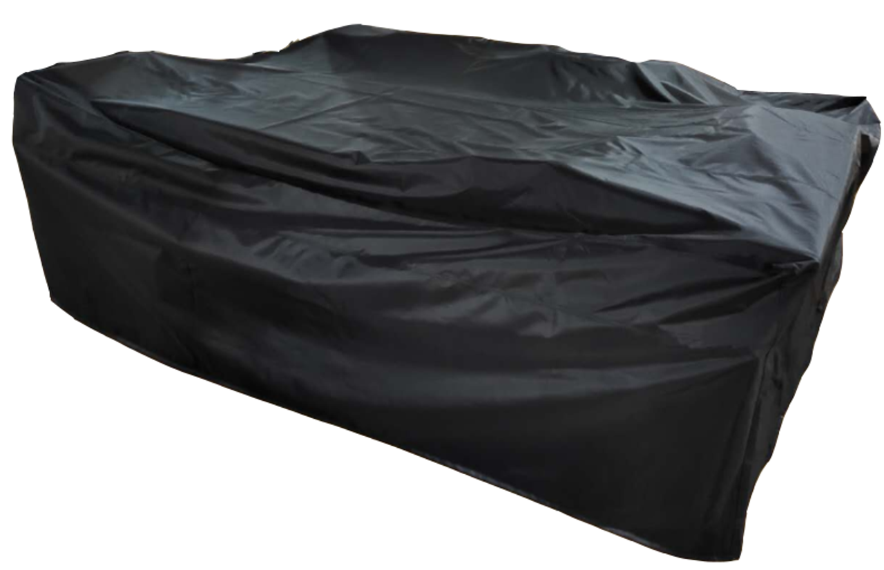 Direct Wicker Outdoor Rain Cover for Whole Set in Black Size 98.43" X 59.06" X 31.5"