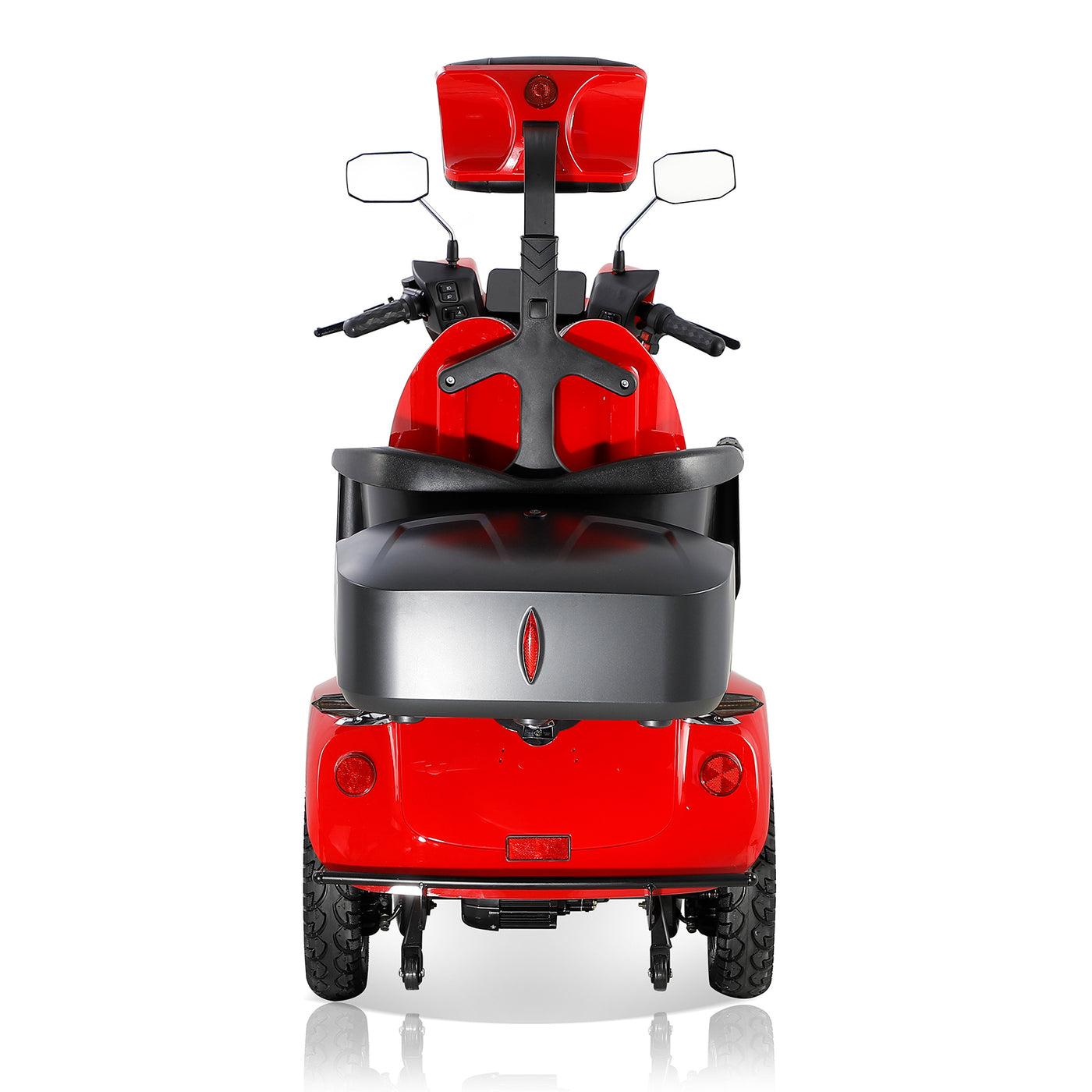 Fastest Mobility Scooter With Four Wheels For Adults & Seniors, Red 800W