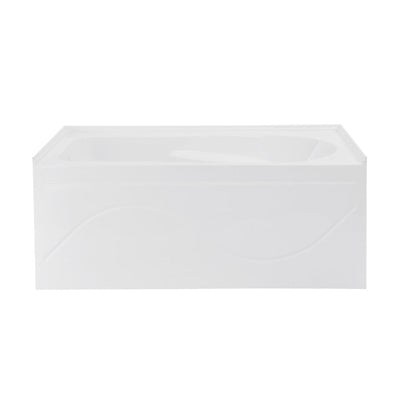 Swiss Madison Ivy 48'' x 32" Bathtub with Apron Left Hand Drain in White SM-AB522