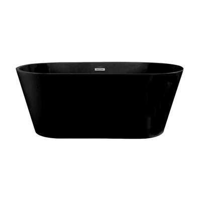 Swiss Madison Claire 60" Freestanding Bathtub in Matte Black SM-FB590MB