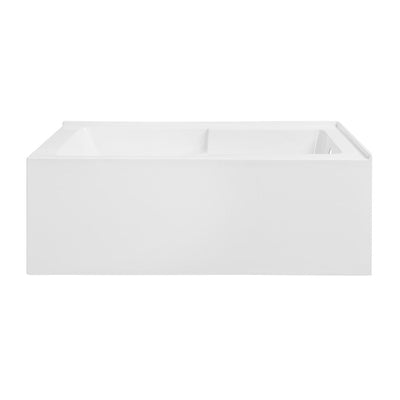 Swiss Madison Claire 60" x 32" Right-Hand Drain Drain Alcove Tub with Corner Apron SM-AB571