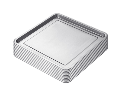 Bench Foods SMALL STAINLESS STEEL PAN TRAYS 14-PT85