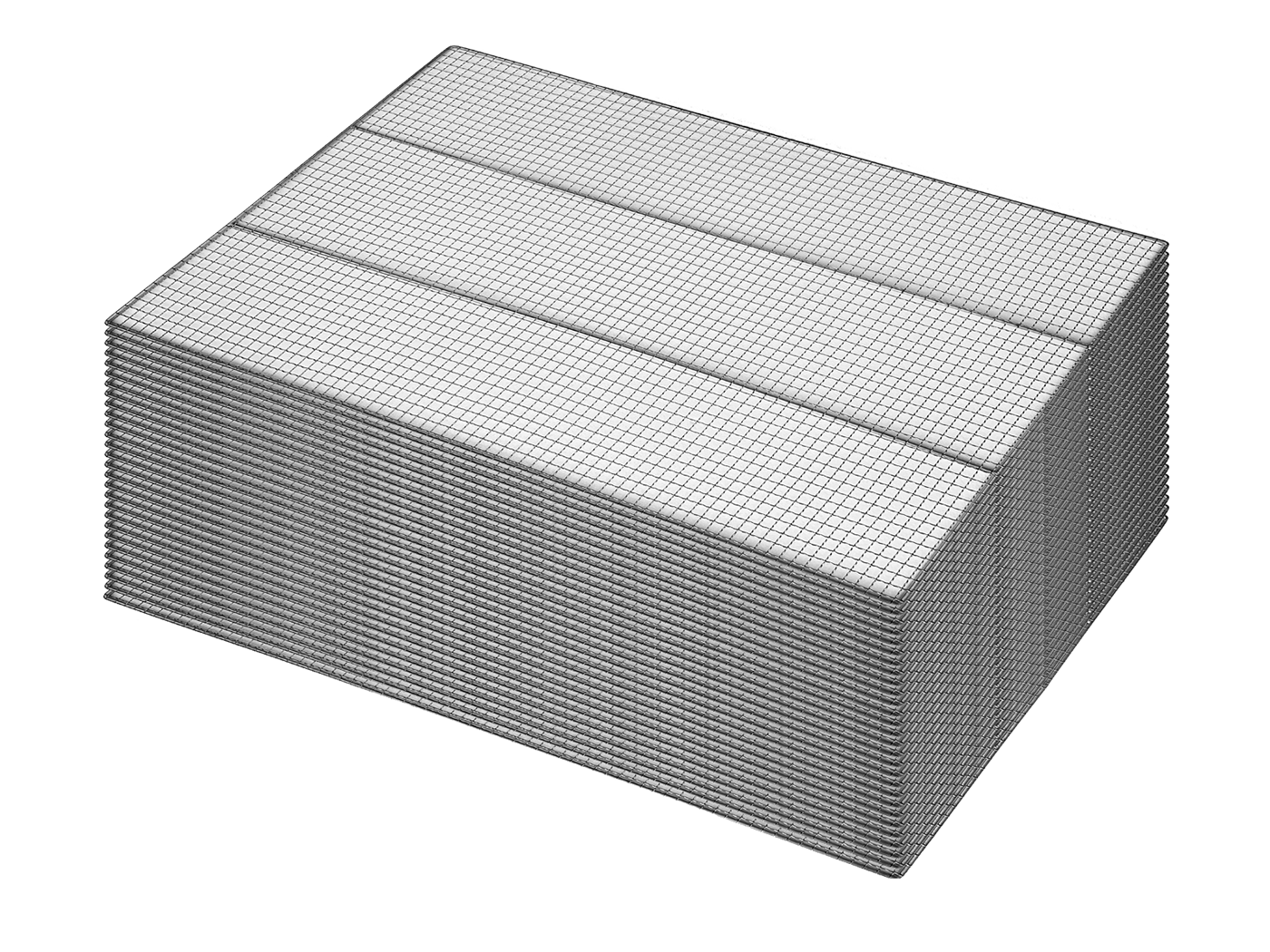 BenchFoods LARGE STAINLESS STEEL MESH TRAYS MT85