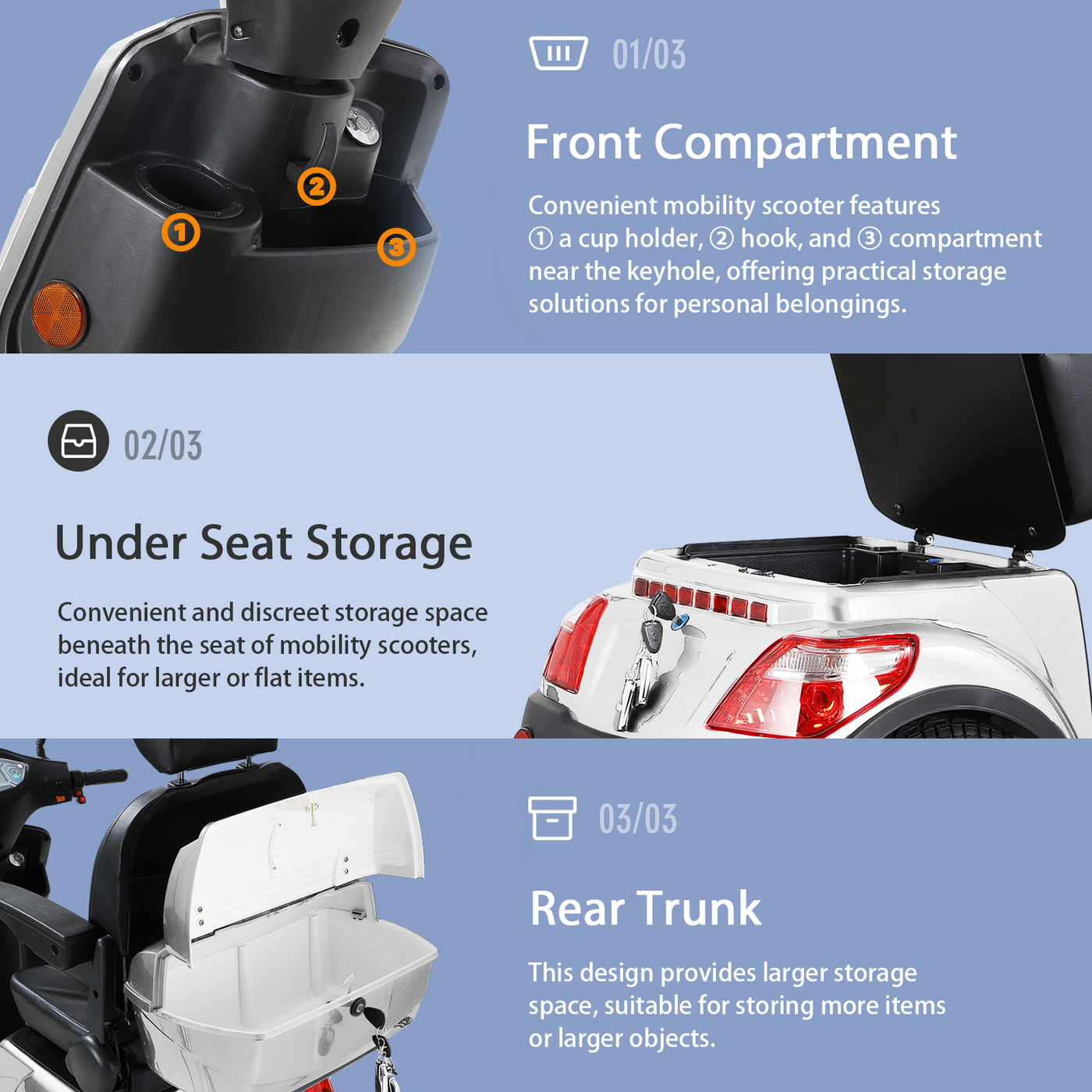 ELECTRIC MOBILITY SCOOTER WITH BIG SIZE ,HIGH POWER