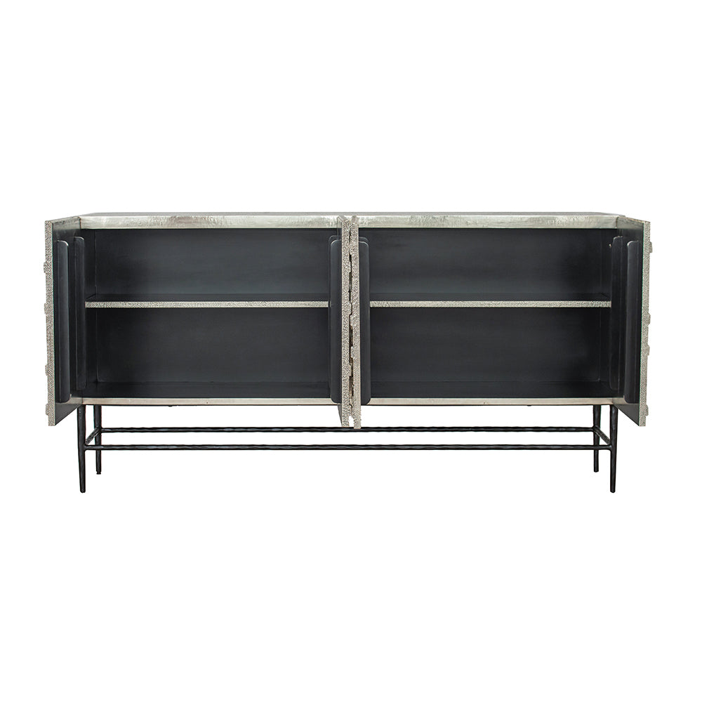 59x14.5x30" Linear 4 Door Credenza