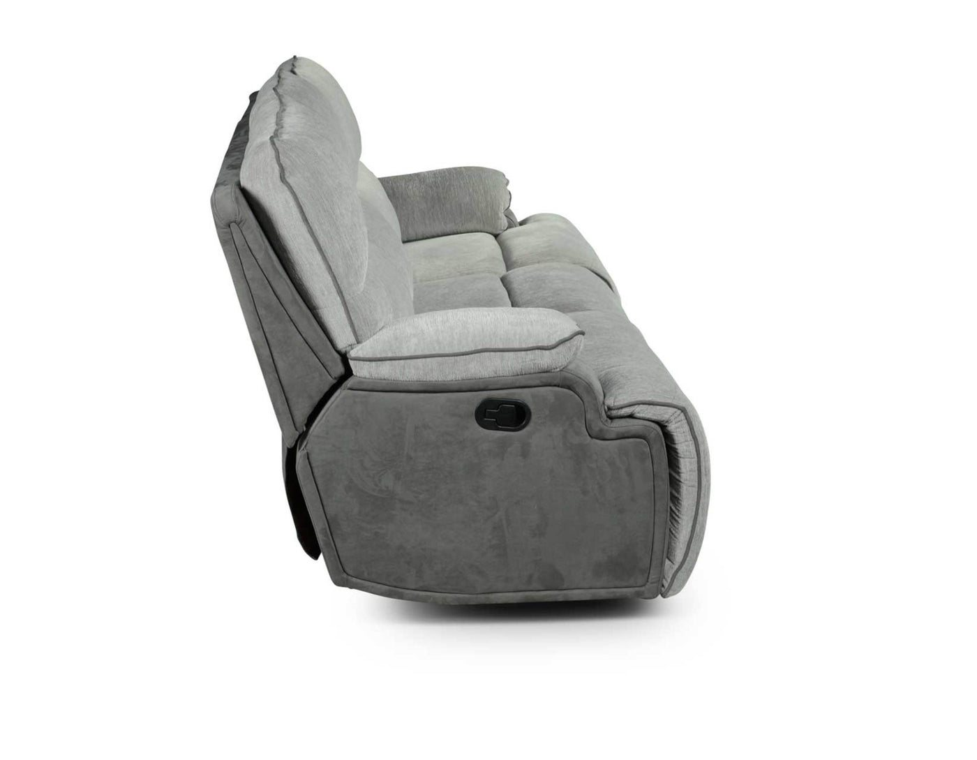 Cyprus - 3 Piece Reclining Living Room Set - Gray