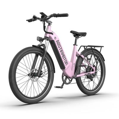 AOSTIRMOTOR new pattern 26" 750W Electric Bike Fat Tire 52V15AH Removable Lithium Battery for Adults