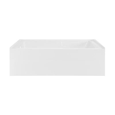 Swiss Madison Voltaire 72" x 36" Left-Hand Drain Alcove Bathtub with Apron and Armrest SM-AB556