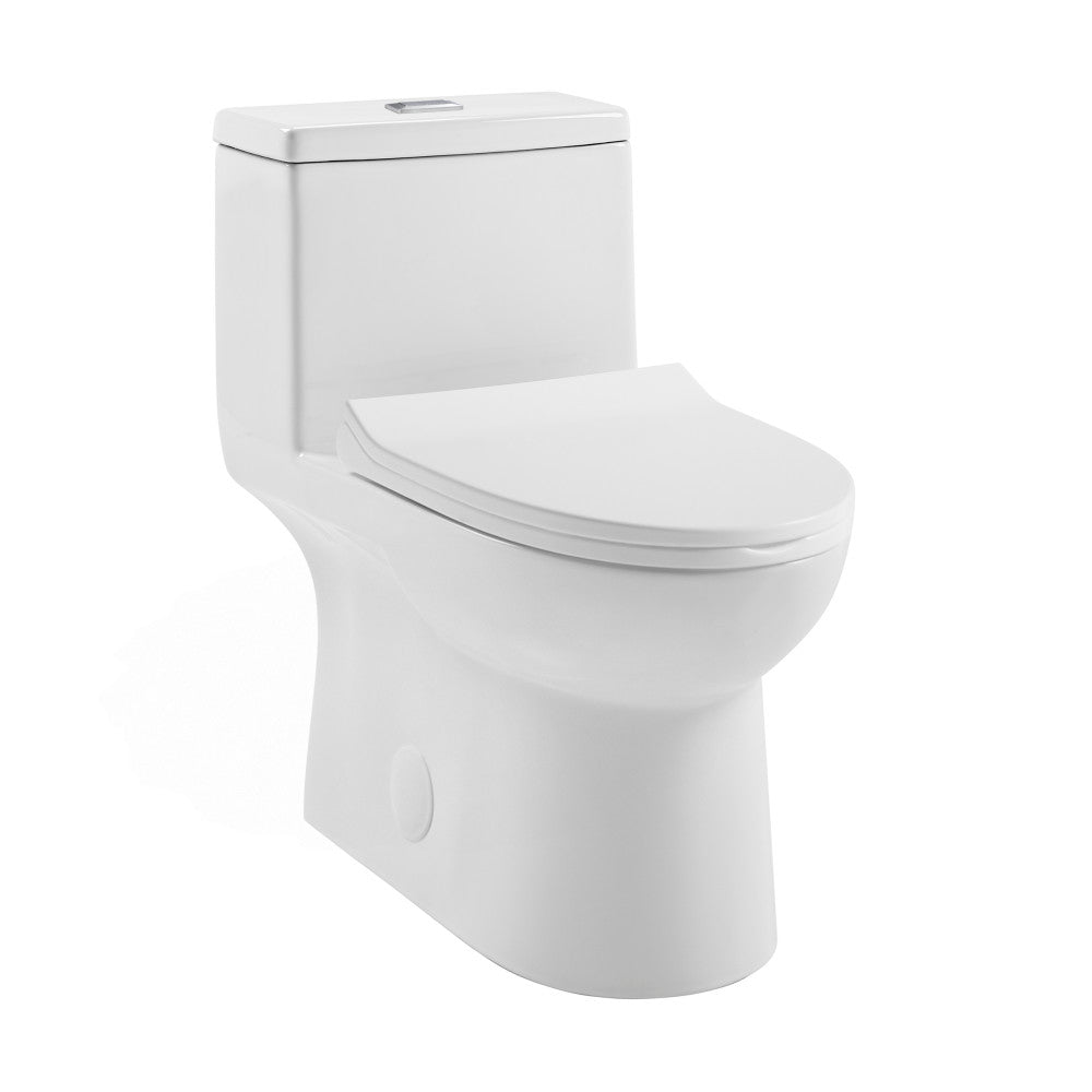 Swiss Madison Daxton One Piece Elongated Dual Flush Toilet 1.1/1.6 gpf (6-Pack) SM-1T126-6