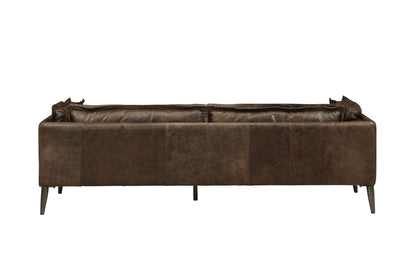 ACME Porchester Sofa in Distress Chocolate Top Grain Leather 52480