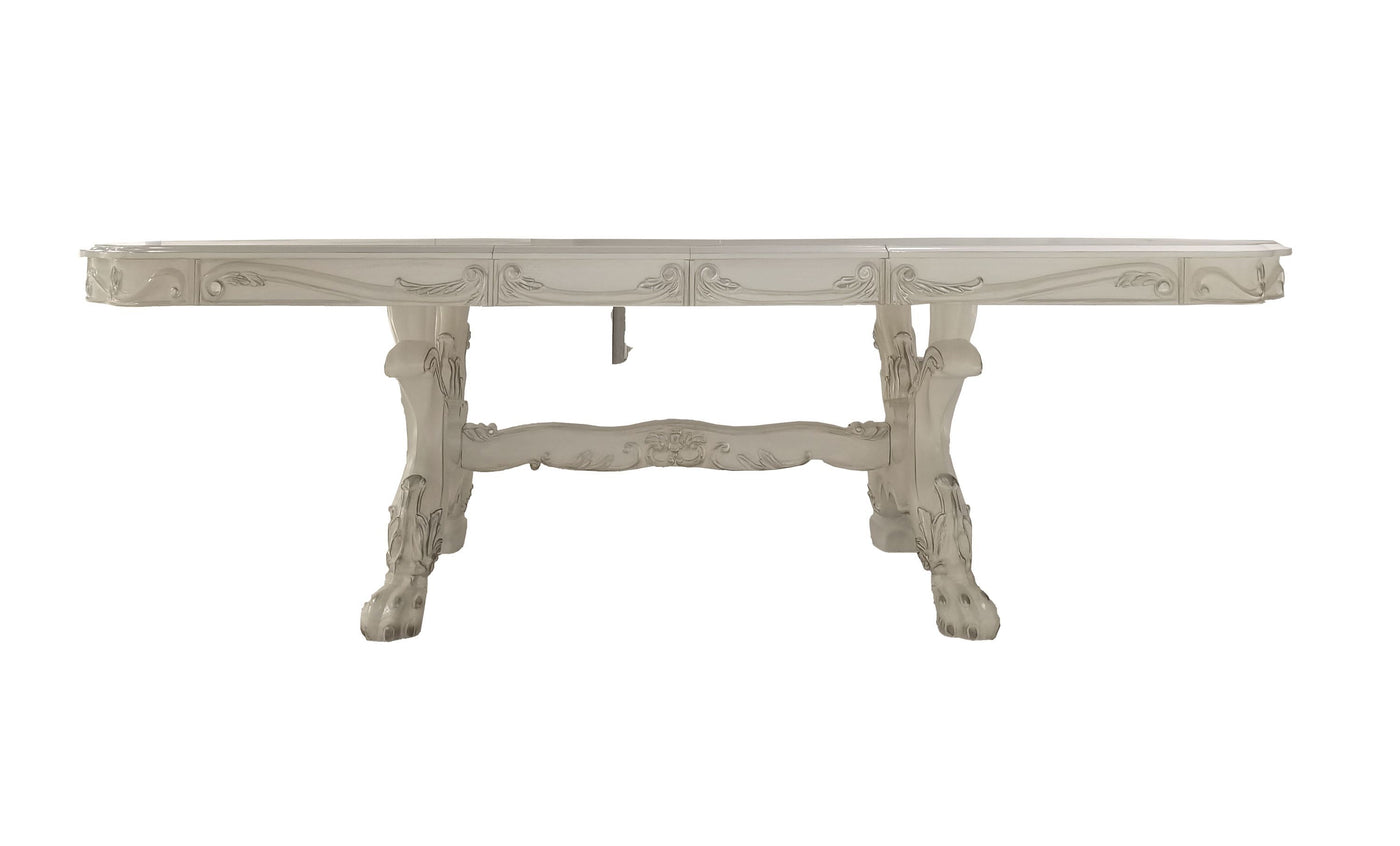 ACME Dresden  Dining Table (136") in Bone White Finish DN01695