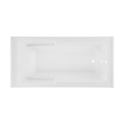 Swiss Madison Voltaire 72" x 36" Right-Hand Drain Alcove Bathtub with Apron and Armrest SM-AB555