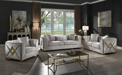 Velencia Modern Style Sofa in Cream