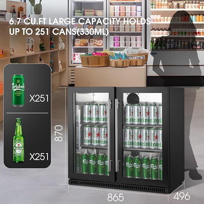 HCK 190L undercounter refrigerator drinks refrigerator beer freezer ?C2B-S