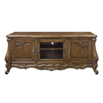 ACME Latisha TV STAND Antique Oak Finish LV01413