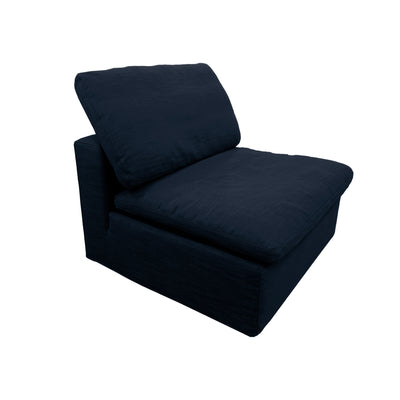 Harper Petite Navy Sectional - 5 Seat Configuration