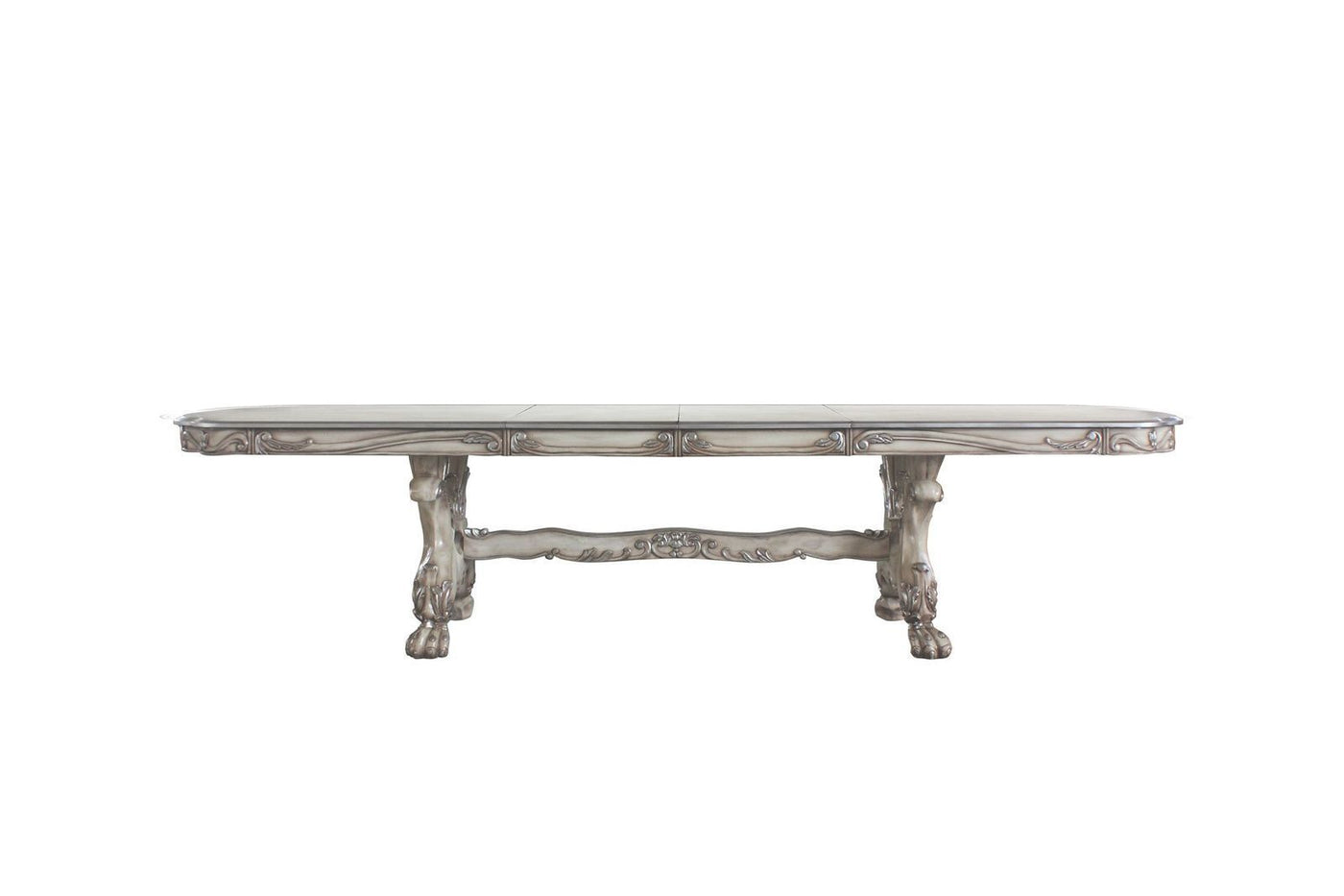 ACME Dresden Dining Table (136"L), Vintage Bone White 68170