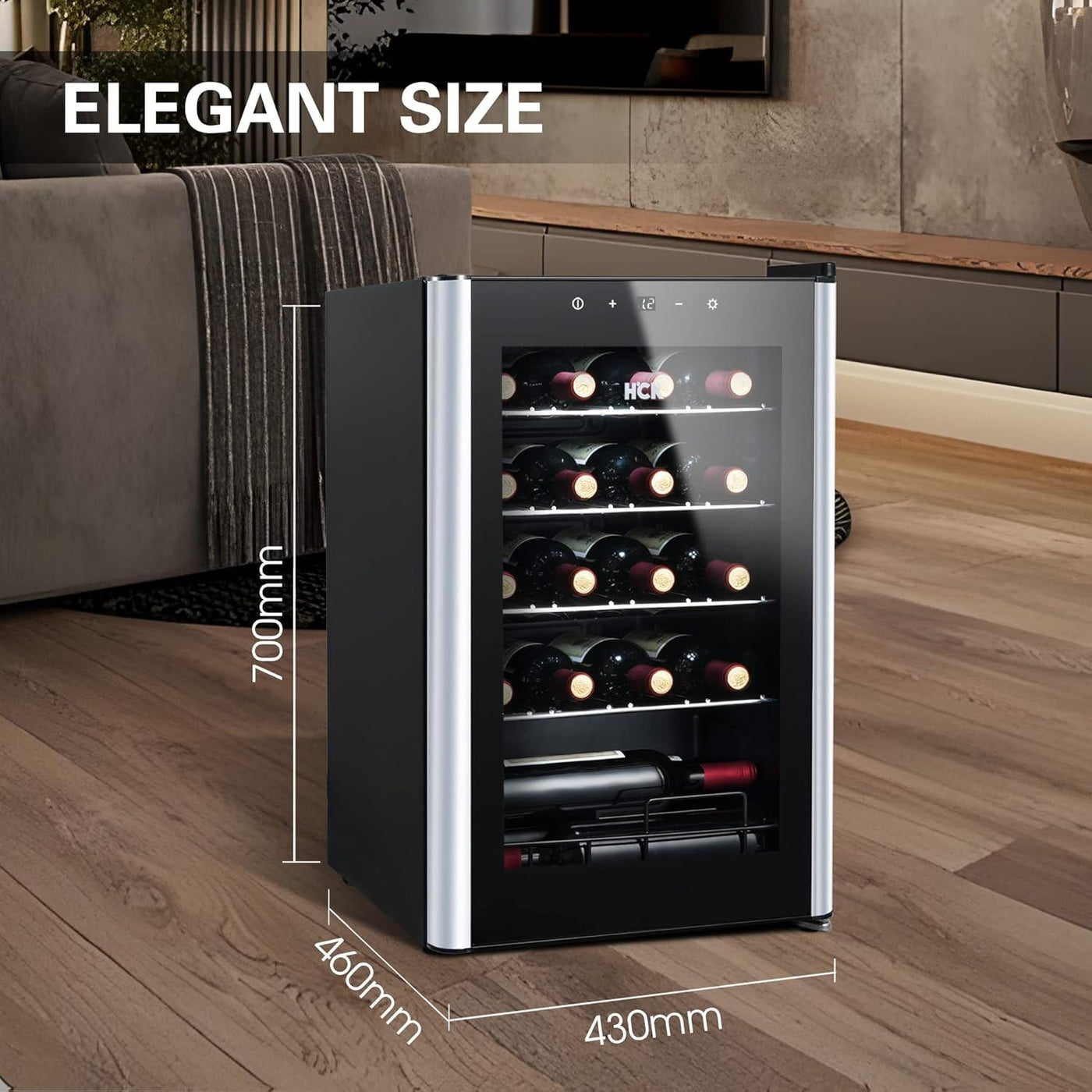 HCK 70L Wine Vintage Refrigerator Drinks Cooler ?SC-70-E