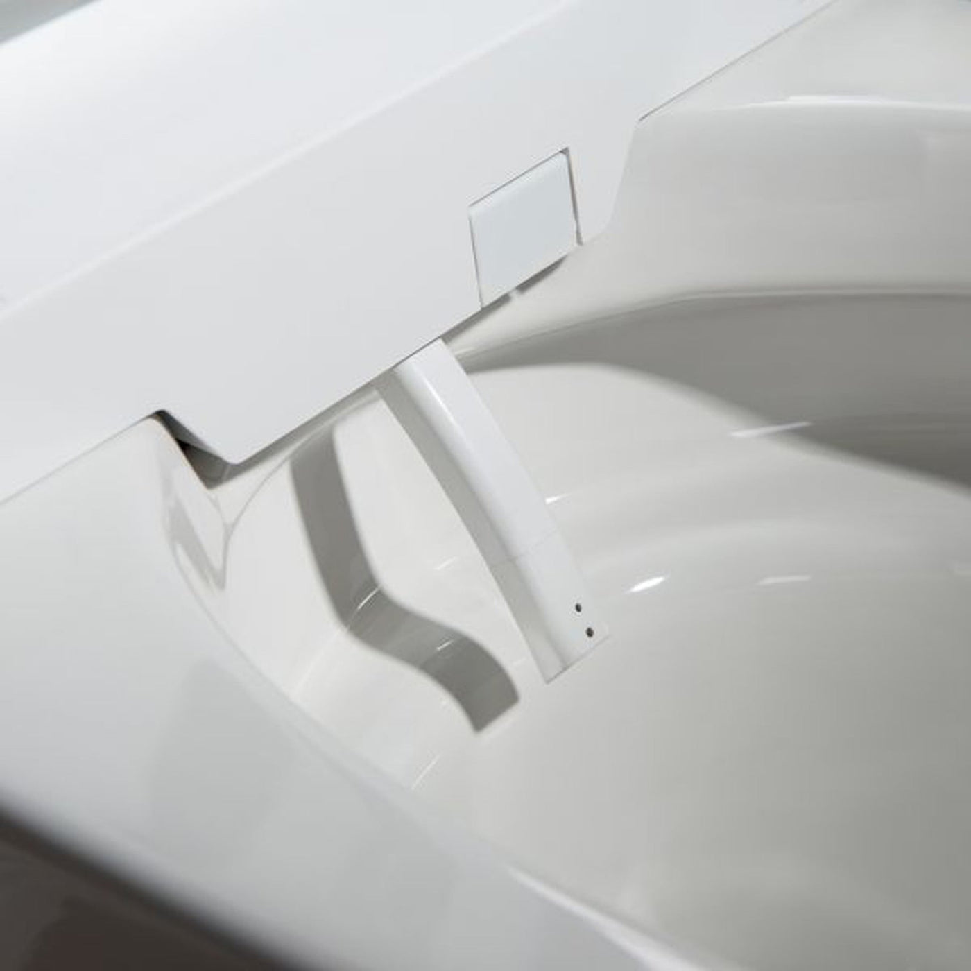 WoodBridge B0980S White Intelligent Smart Toilet, Massage Washing, Open & Close, Auto Flush,Heated Integrated Multi Function Remote Control With Advance Bidet and Soft Closing Seat