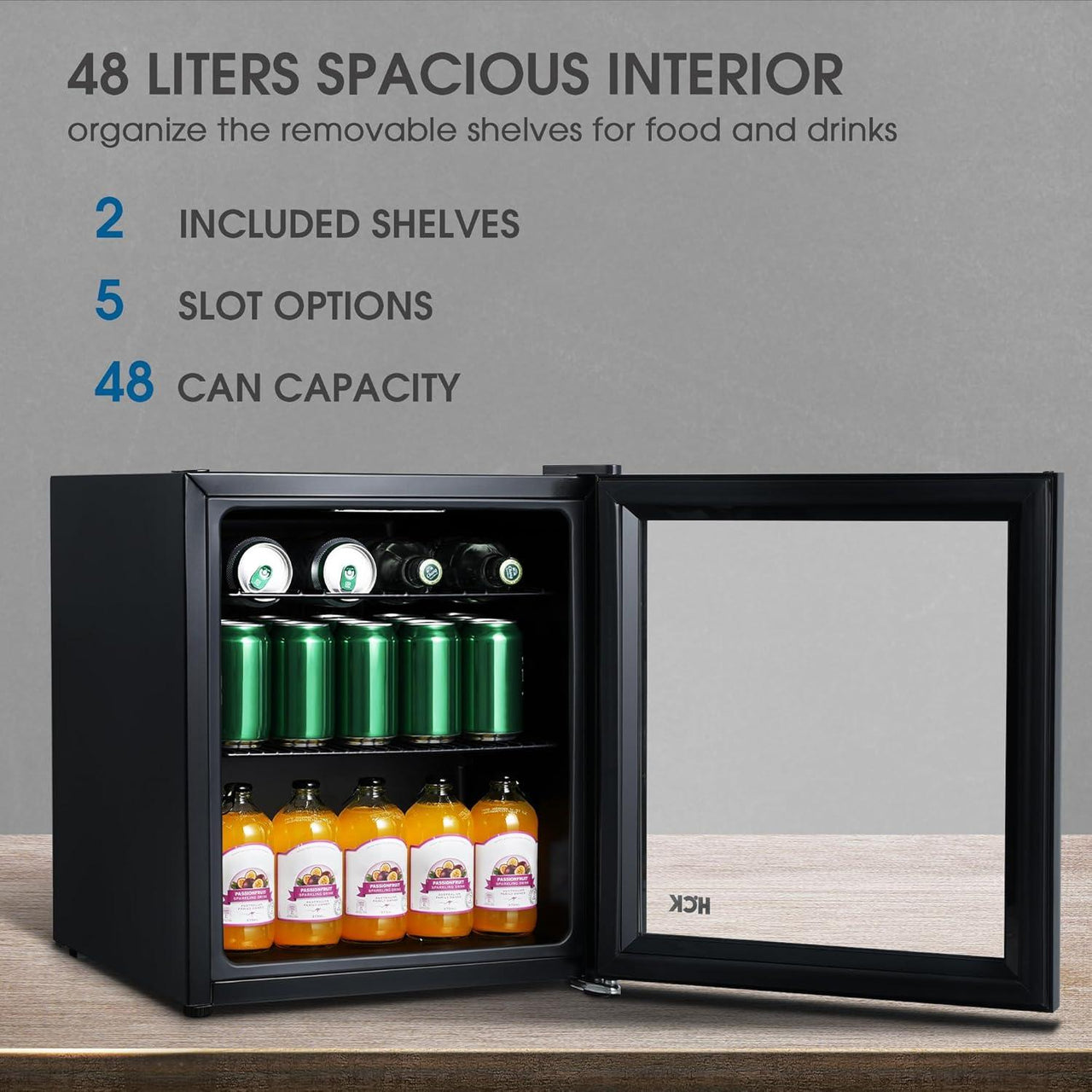 HCK 42L Mini Beverage Fridge Bar Fridge ?SC-46