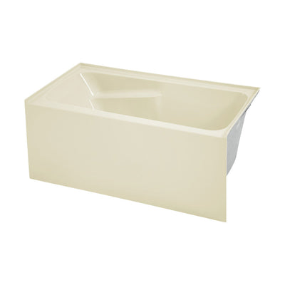 Swiss Madison Voltaire 54" x 30" Right-Hand Drain Alcove Bathtub with Apron in Bisque SM-AB550BQ