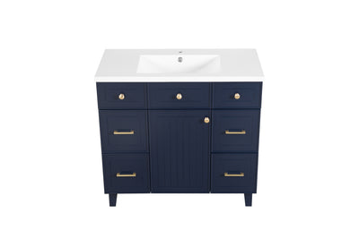 36" Bathroom Cabinet Only, without Basin, 23V07-36NB