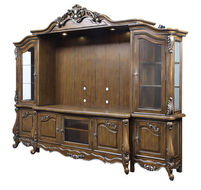 ACME Latisha ENTERTAINMENT CENTER Antique Oak Finish LV01355