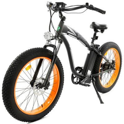 UL Certified-Ecotric Hammer Electric Fat Tire Beach Snow Bike - Orange for Canada