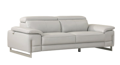 Global United Top Grain Italian Leather Loveseat