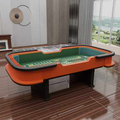 93" Classic Craps Dice Game Poker Table Green