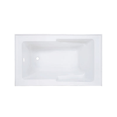 Swiss Madison Voltaire 54" x 30" Left-Hand Drain Alcove Bathtub with Apron & Armrest SM-AB549