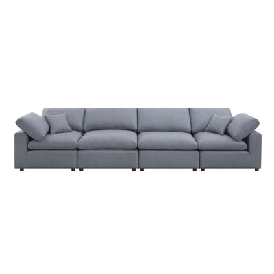 Modern Modular Sectional Sofa Set, Self-customization Design Sofa, Grey