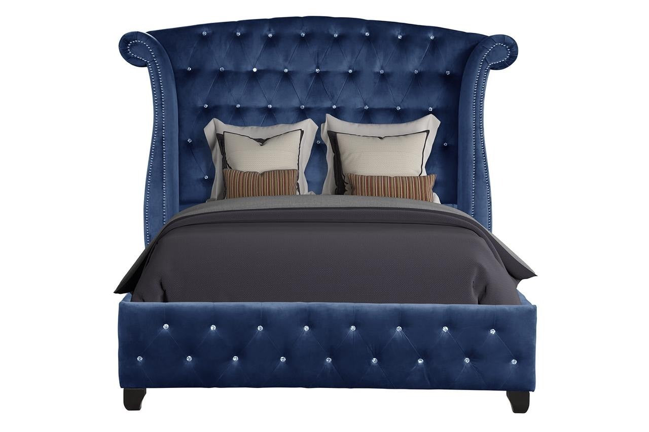 Sophia Queen Vanity 4 Piece Blue