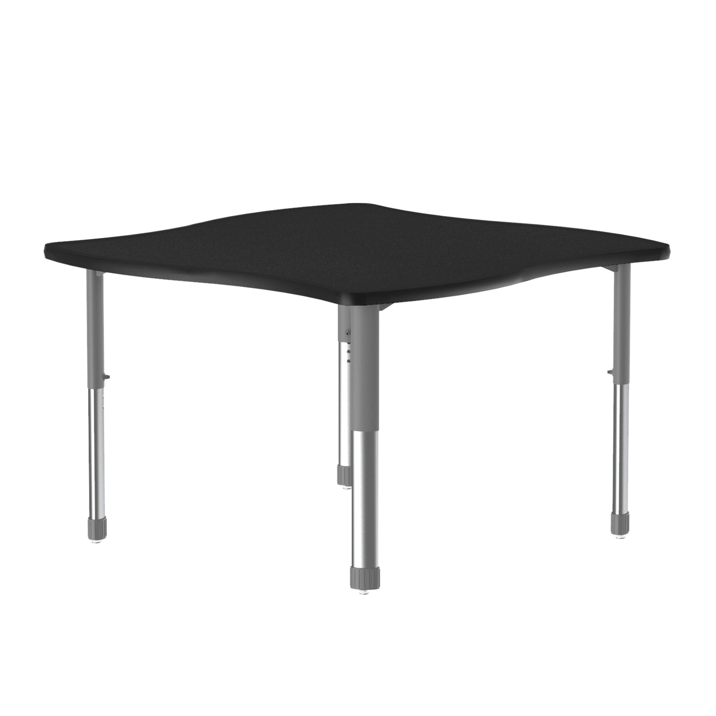 Correll Inc® Collaborative Desk - Swerve - High Pressure Laminate