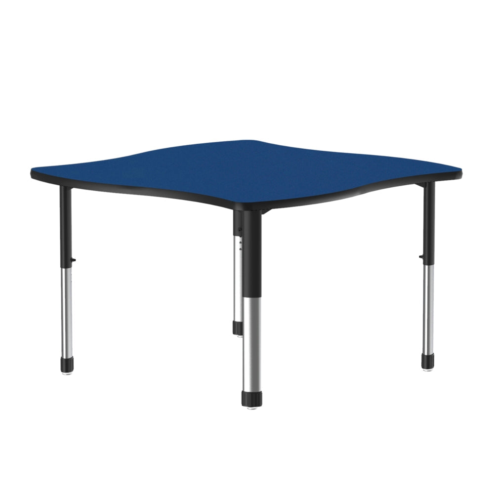 Correll Inc® Collaborative Desk - Swerve - High Pressure Laminate