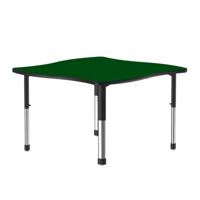 Correll Inc® Collaborative Desk - Swerve - High Pressure Laminate