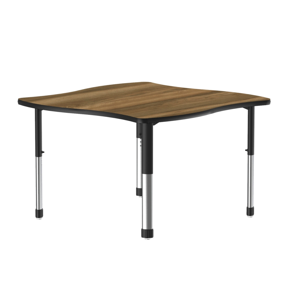 Correll Inc® Collaborative Desk - Swerve - High Pressure Laminate