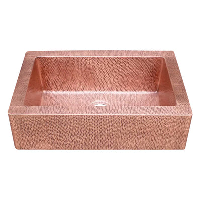 Akicon Single Bowl Farmhouse Apron Copper Kitchen Sink - AKS501-C