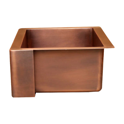 Akicon Single Bowl Farmhouse Apron Copper Kitchen Sink - AKS502-C