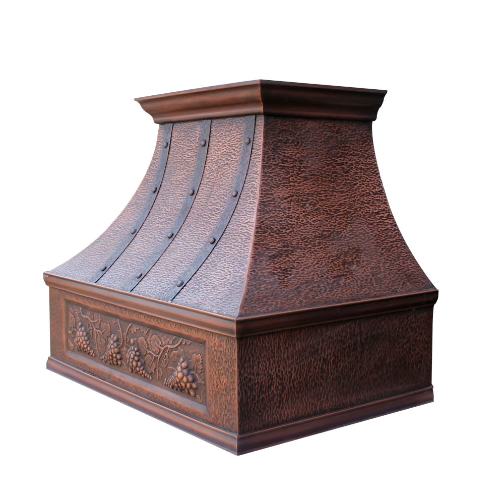 Akicon Custom Handcrafted Copper Range Hood - AKH703T-C