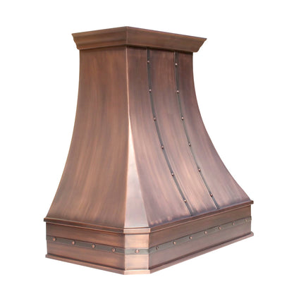 Akicon Custom Handcrafted Copper Range Hood - AKH712C-C