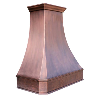 Akicon Custom Handcrafted Classic Copper Range Hood - AKH711C-C