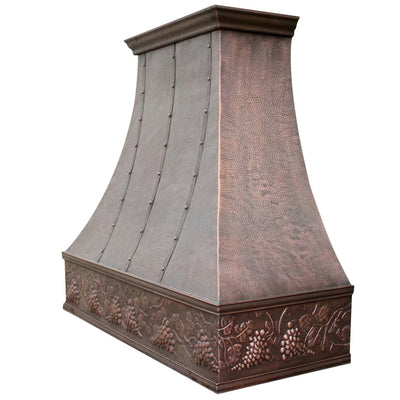 Akicon Custom Handcrafted Copper Range Hood - AKH702T-C