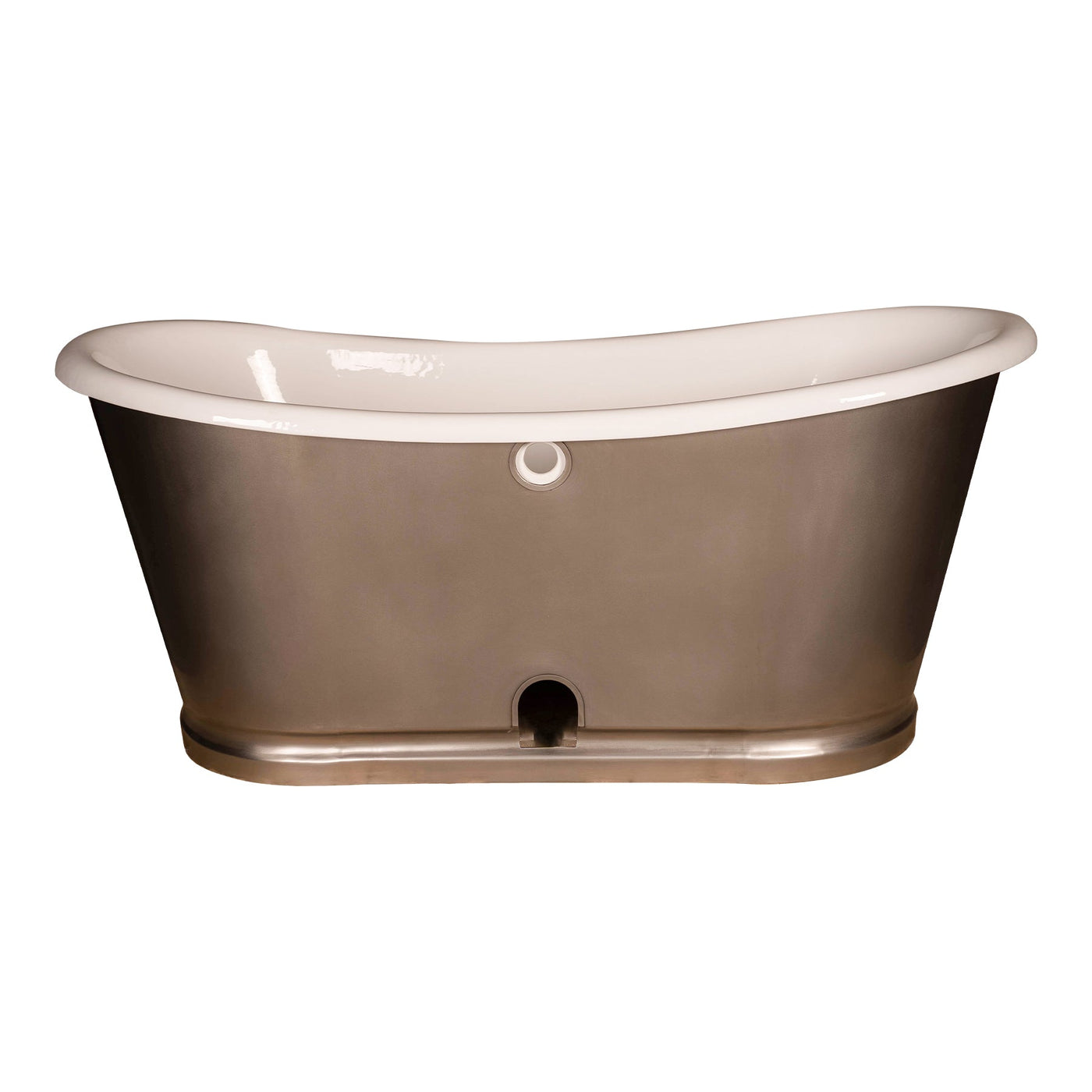 Akicon Custom Double Slipper Cast Iron Skirted Tub - AKBT31008-SS