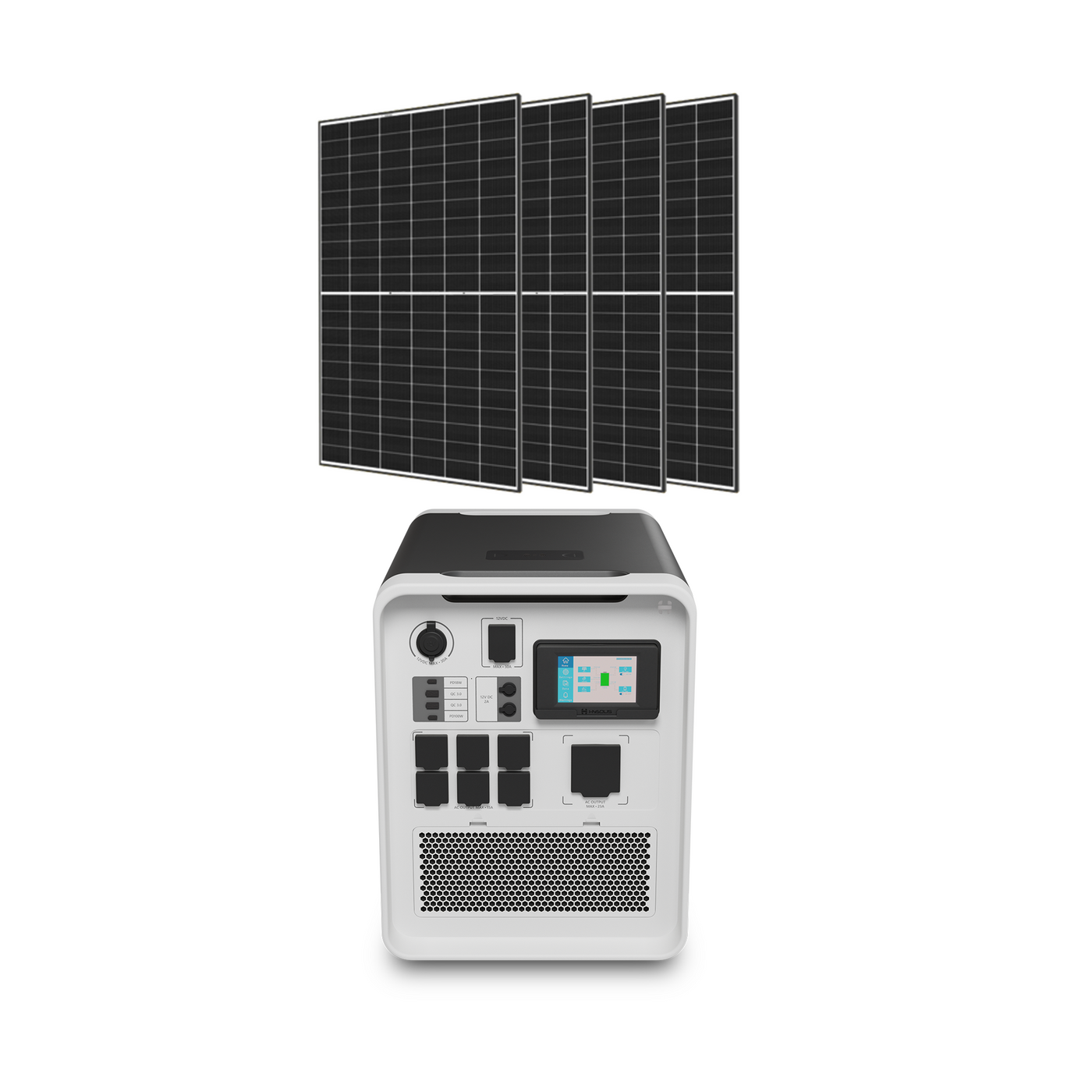 Hysolis Apollo 5K • Base 120V Kit (3kW Output | 5.4kWh Storage | 1.6kW Solar)