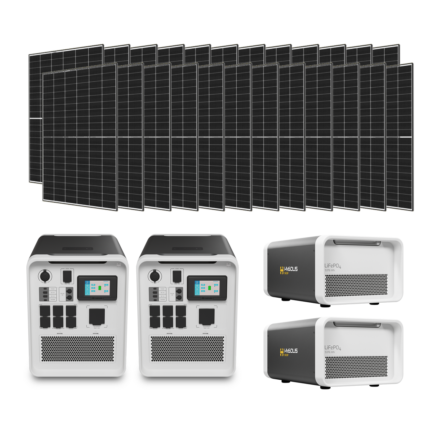 Hysolis Apollo 5K • Heavy Duty 240V Kit (6kW Output | 22kWh Storage | 9.8kW Solar)