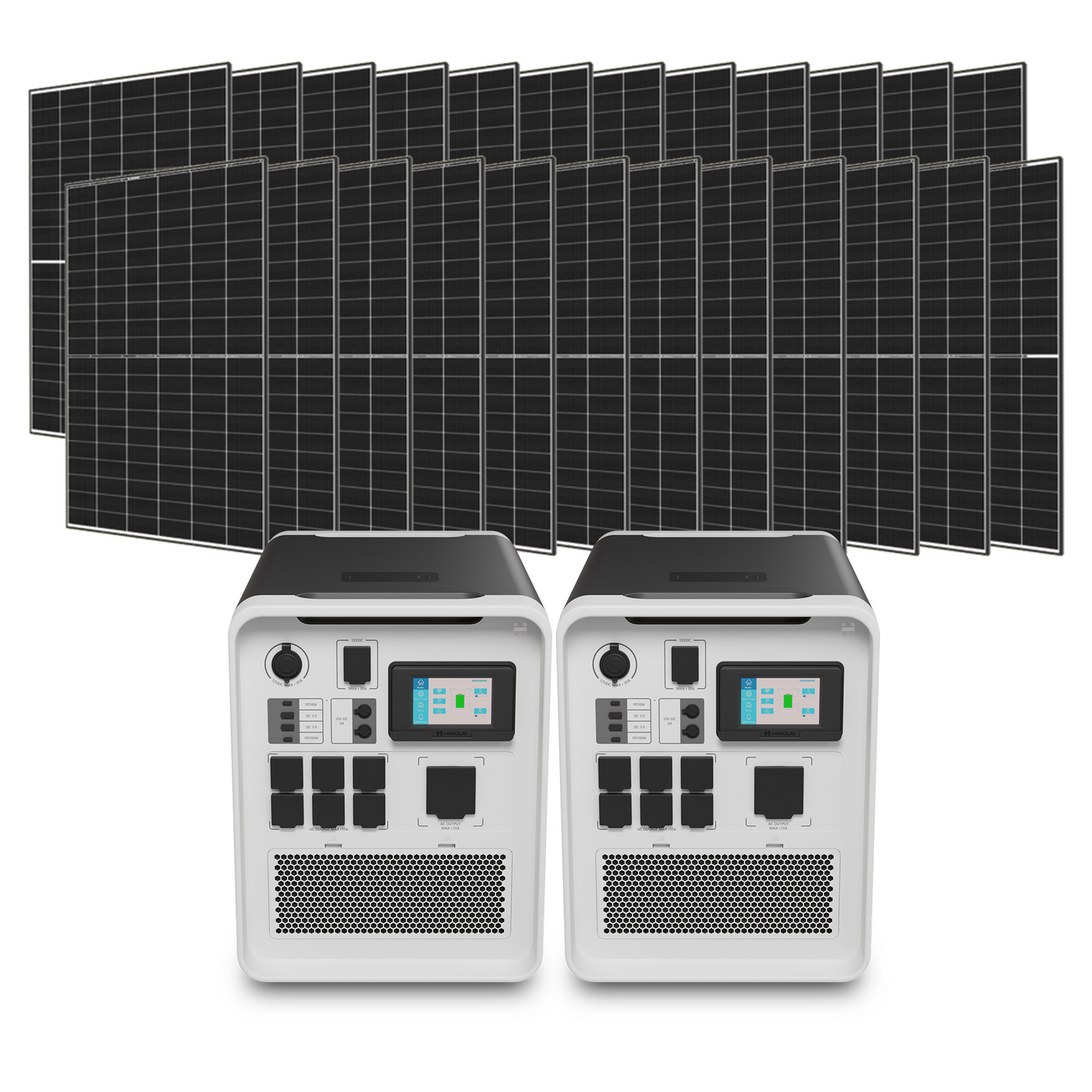 Hysolis Apollo 5K • Max Solar 240V Kit (6kW Output | 10.8kWh Storage | 9.8kW Solar)