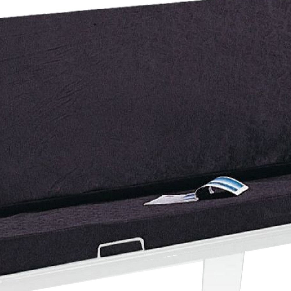 BENZARA Full Size Reversible Futon Mattress, Foldable, Poplin Fabric, Black - BM276296