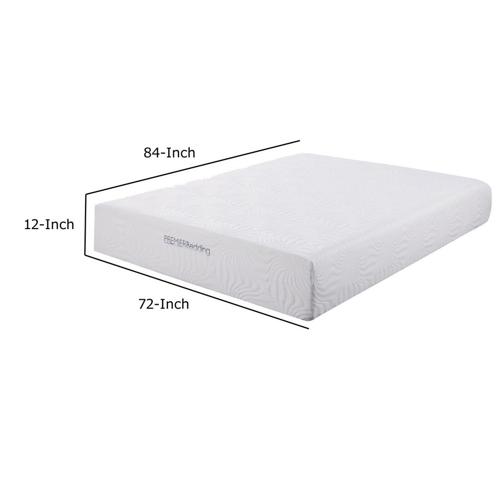 BENZARA 12 Inch Ultra Soft Memory Foam California King Size Mattress, US Certified - BM283032