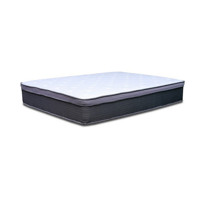 BENZARA Cari 12 Inch Hybrid Queen Size Mattress, Cool Gel Memory Foam, Pocket Coil - BM286347